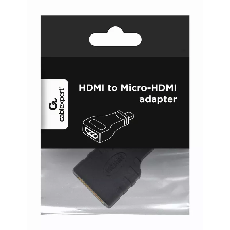 HDMI-auf-Micro-HDMI-Kabel Gembird A-HDMI-FD Schwarz