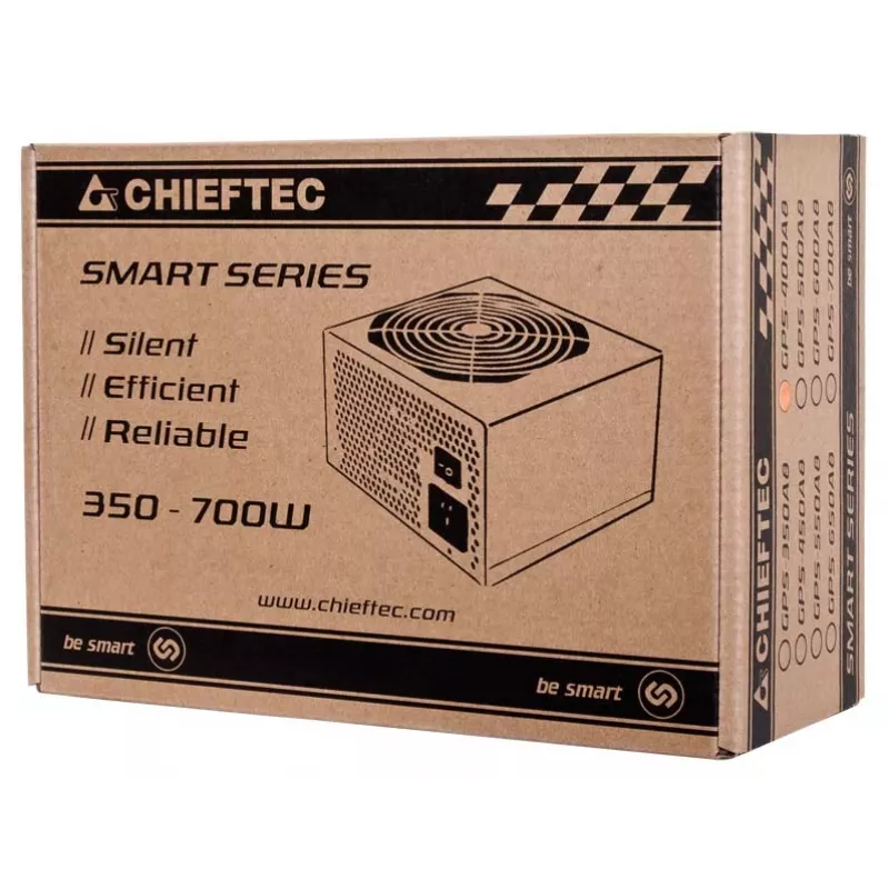 Chieftec Smart GPS-400A8 Netzteil 400 W 20+4 pin ATX ATX Schwarz