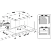 Whirlpool AKM 268/IX Edelstahl Einbau-Gasherd 4 Zone(n)
