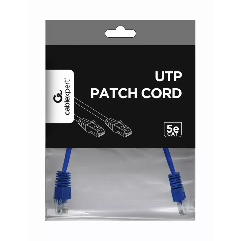 GEMBIRD Patchkabel - Cat 5e - UTP - 25 cm - Blau