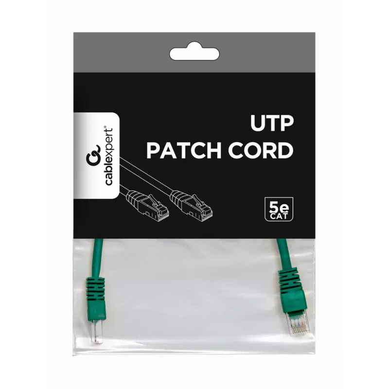 GEMBIRD Patchkabel - Cat 5e - UTP - 25 cm - Grün