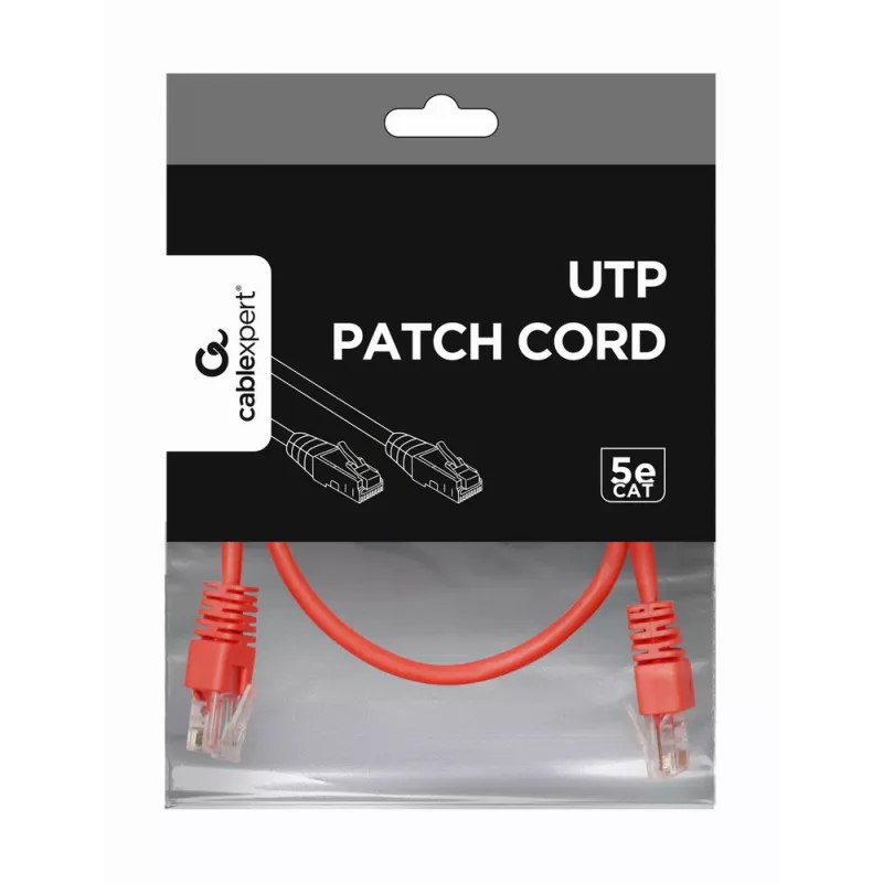 GEMBIRD Patchkabel - Cat 5e - UTP - 25 cm - Rot