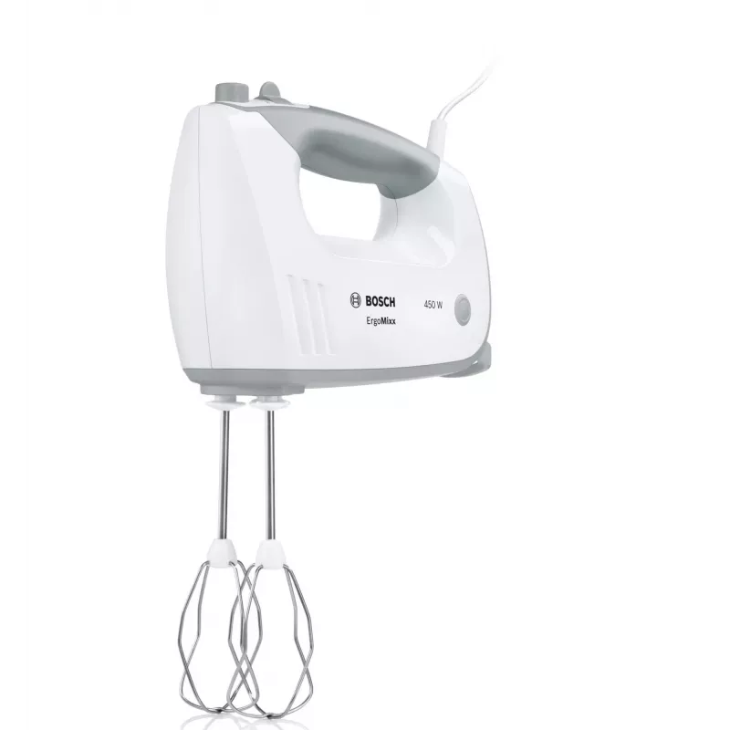 Bosch MFQ36460 ErgoMixx Handmixer with stand bowl 450 W Weiß