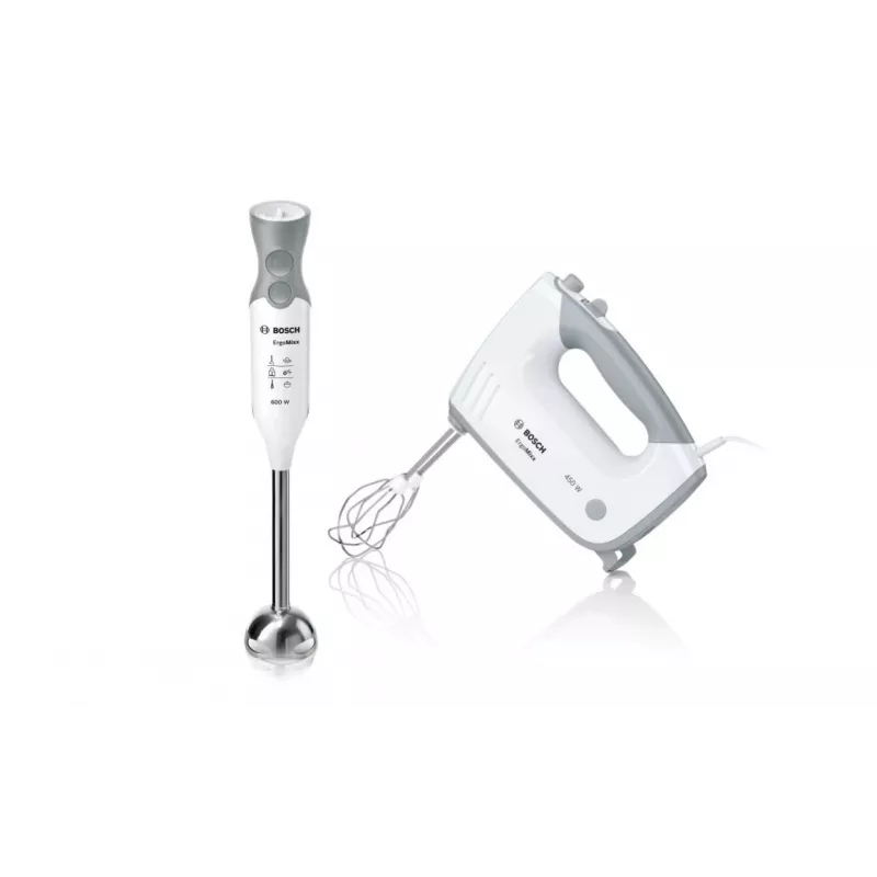 Bosch MFQ36460 ErgoMixx Handmixer with stand bowl 450 W Weiß