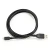 GEMBIRD Beidseitiger USB 2.0 AM auf Micro-USB Kabel, 1m - Schwarz