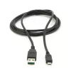 GEMBIRD Beidseitiger USB 2.0 AM auf Micro-USB Kabel, 1m - Schwarz