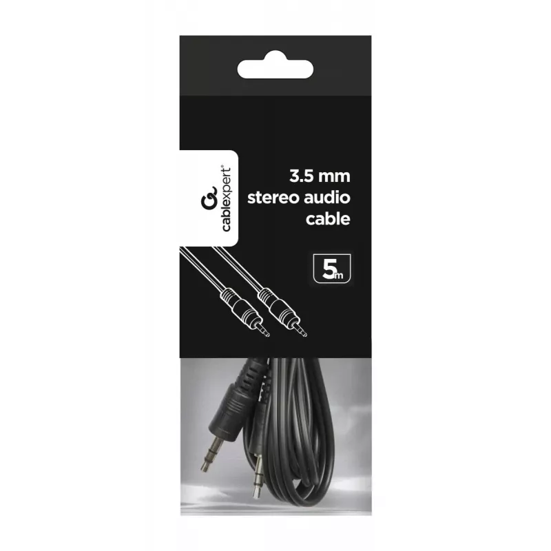 Audiokabel Gembird CCA-404-5M 3,5 mm Schwarz