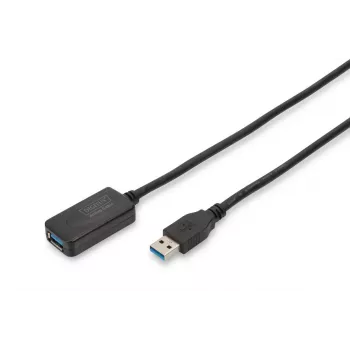 DIGITUS USB 3.0 Repeater Kabel USB A Male / A Female 5m (da-73104)