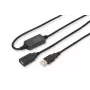 DIGITUS USB 2.0 Repeater-Kabel USB A Stecker / A Buchse 15m (DA-73101)