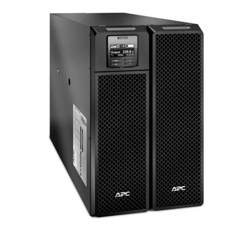 APC Smart-UPS On-Line, 10kVA/10kW, Tower, 230V/400V, 6x C13+4x C19 IEC-Ausgänge, Netzwerkkarte+SmartSlot, erweiterte Überbrückungszeit, ohne Schienenkit