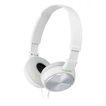 Sony MDR-ZX310AP, Kabelgebunden, 10 - 24000 Hz, Anrufe/Musik, 125 g, Headset, Weiß