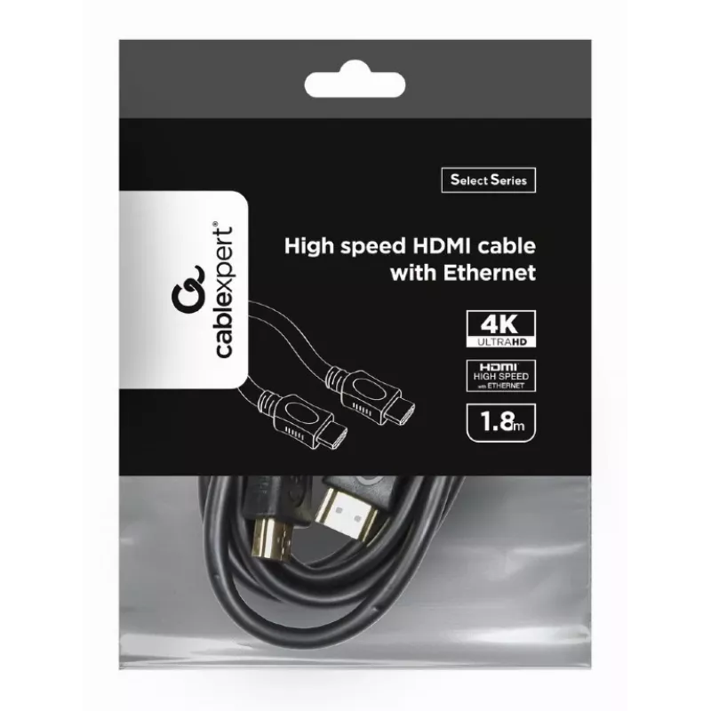GEMBIRD High-Speed-HDMI-Kabel mit Ethernet - Select Series, 2,0 m