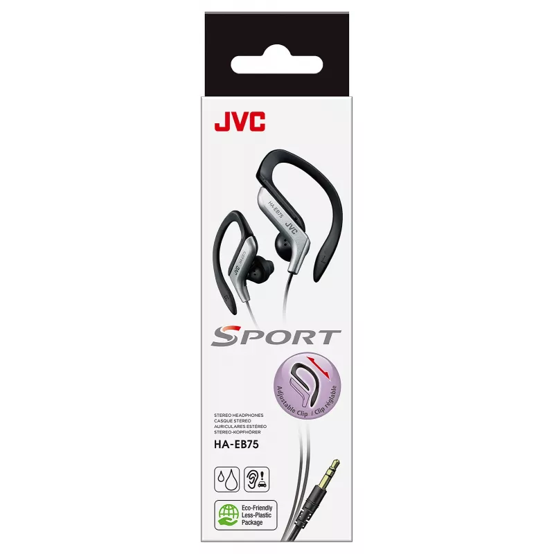 Kopfhörer JVC HA-EB75 Sports Kabel Silber