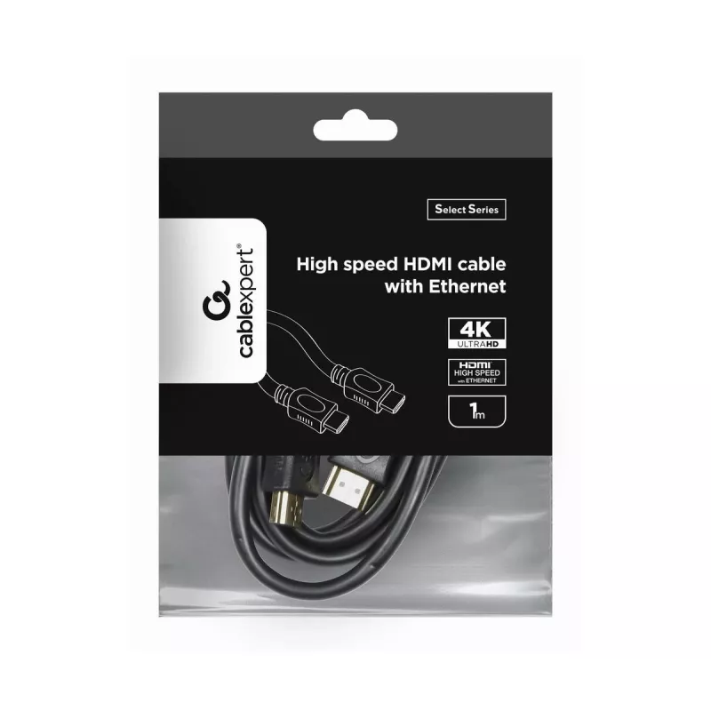GEMBIRD High-Speed-HDMI-Kabel mit Ethernet - Select Serie 1 m