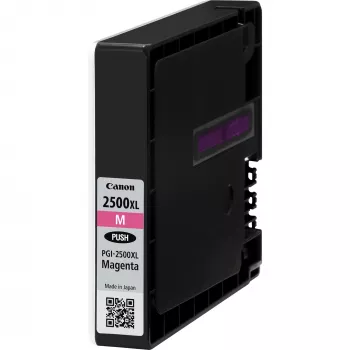 Canon PGI-2500XL High Yield Magenta Tintenpatrone, Magenta, Pigmenttinte, 1 Stück, 1295 Seiten