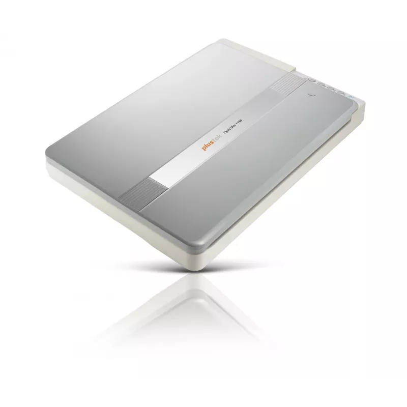 Plustek OpticSlim 1180 Flachbettscanner 1200 x 1200 DPI A3 Silber, Weiß