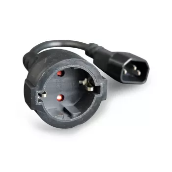 GEMBIRD Stromadapterkabel (C14 Stecker auf Schuko Buchse)
