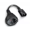 GEMBIRD Stromadapterkabel (C14 Stecker auf Schuko Buchse)
