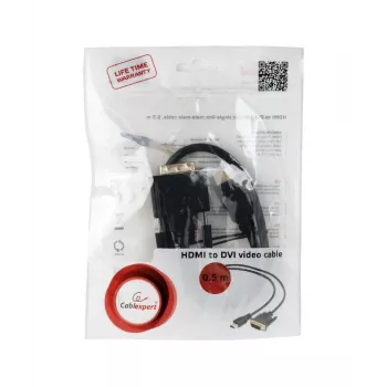 GEMBIRD HDMI-zu-DVI-Kabel (Single Link) 0,5 m