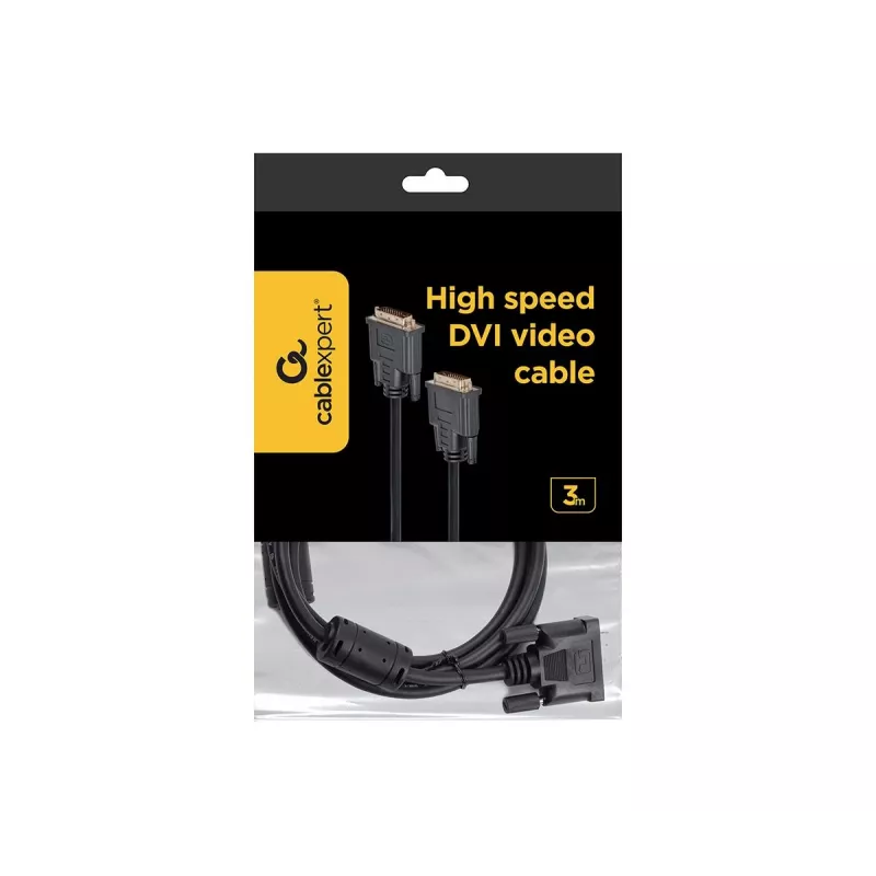 GEMBIRD DVI-Videokabel Dual-Link-Kabel 3 m – Schwarz