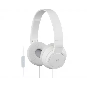 JVC HA-SR185-W-E Leichte Kopfhörer, Kabelgebunden, 10 - 22000 Hz, Anrufe/Musik, 108 g, Headset, Weiß