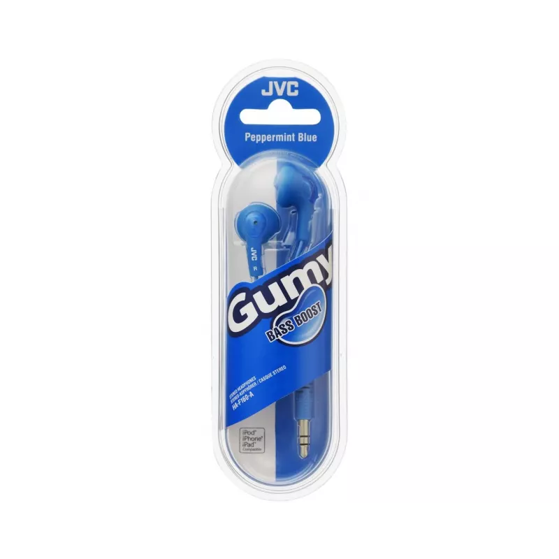 JVC HA-F160-A-E In-Ear-Kopfhörer, Kabelgebunden, 15 - 20000 Hz, Musik, Kopfhörer, Blau