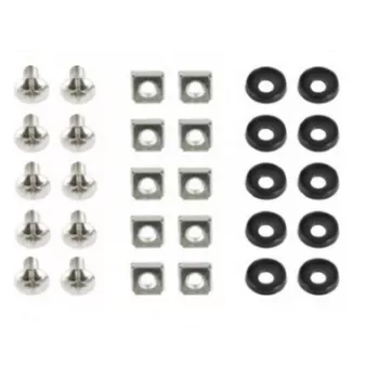 GEMBIRD 19i Rack-Montageset (Schrauben, Muttern, Unterlegscheiben) 50 Stück Set