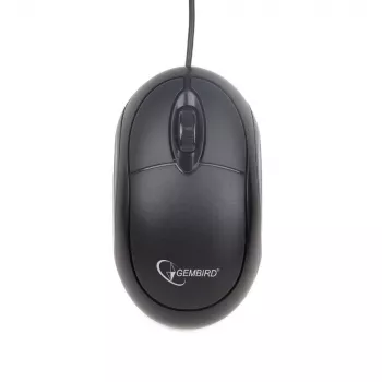 GEMBIRD Maus Optical MUS-U-01 - 3 Button Wheel USB Schwarz