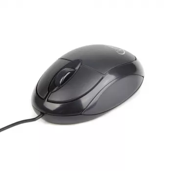 GEMBIRD Maus Optical MUS-U-01 - 3 Button Wheel USB Schwarz