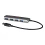 USB Hub i-tec Metal Superspeed USB 3.0 4-Port Hub 5000 Mbit/s Grau