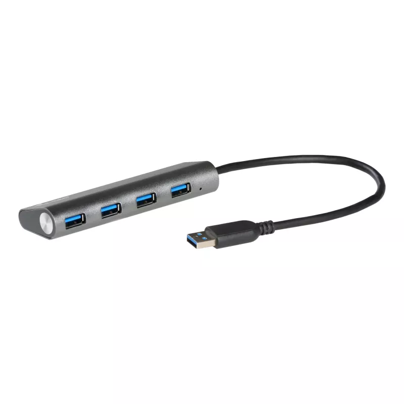 USB Hub i-tec Metal Superspeed USB 3.0 4-Port Hub 5000 Mbit/s Grau