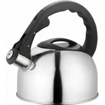 Lamart Lumier LT 7004 Pfeifkessel für den Herd, 2 l, Edelstahl, induktions- und gasgeeignet, Inox