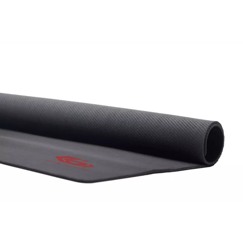 Gaming-Mauspad GEMBIRD MP-GAME-S — 250×200 mm, 3 mm, schwarz, Stoff/Gummi mit Handballenauflage