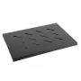 Rack shelf LANBERG AK-1001-B — 1U 19 Zoll Metallablage, 500×280 mm, schwarz, 120 kg