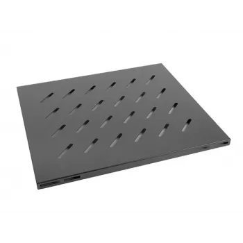 Rackablage LANBERG AK-1003-B — 1U 19 Zoll Ablage, 465×500×22 mm, 120 kg Tragfähigkeit, schwarz