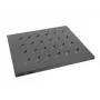 Rackablage LANBERG AK-1003-B — 1U 19 Zoll Ablage, 465×500×22 mm, 120 kg Tragfähigkeit, schwarz