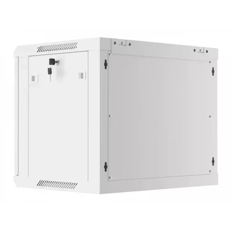 Wandmontierter Schrank LANBERG WF01-6409-10S, 9U, 19 Zoll, 600×450 mm, 60 kg Tragkraft, grau
