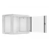 Wandmontierter Schrank LANBERG WF01-6409-10S, 9U, 19 Zoll, 600×450 mm, 60 kg Tragkraft, grau
