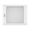 Wandmontierter Schrank LANBERG WF01-6409-10S, 9U, 19 Zoll, 600×450 mm, 60 kg Tragkraft, grau