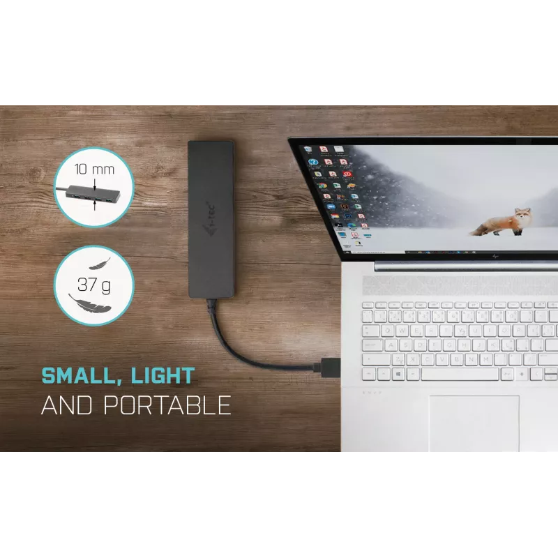 USB Hub i-tec Advance USB 3.0 schlank Passiv HUB 4 Port