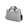 Umhängetasche NATEC Mustela für Laptops bis 39,6 cm (15,6 Zoll), Polyester, grau, Fronttasche, Schultergurt