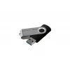USB-Stick GOODRAM UTS3 128 GB USB Typ-A 3.2 Gen 1, schwarz, 60 MB/s Lesen, 20 MB/s Schreiben