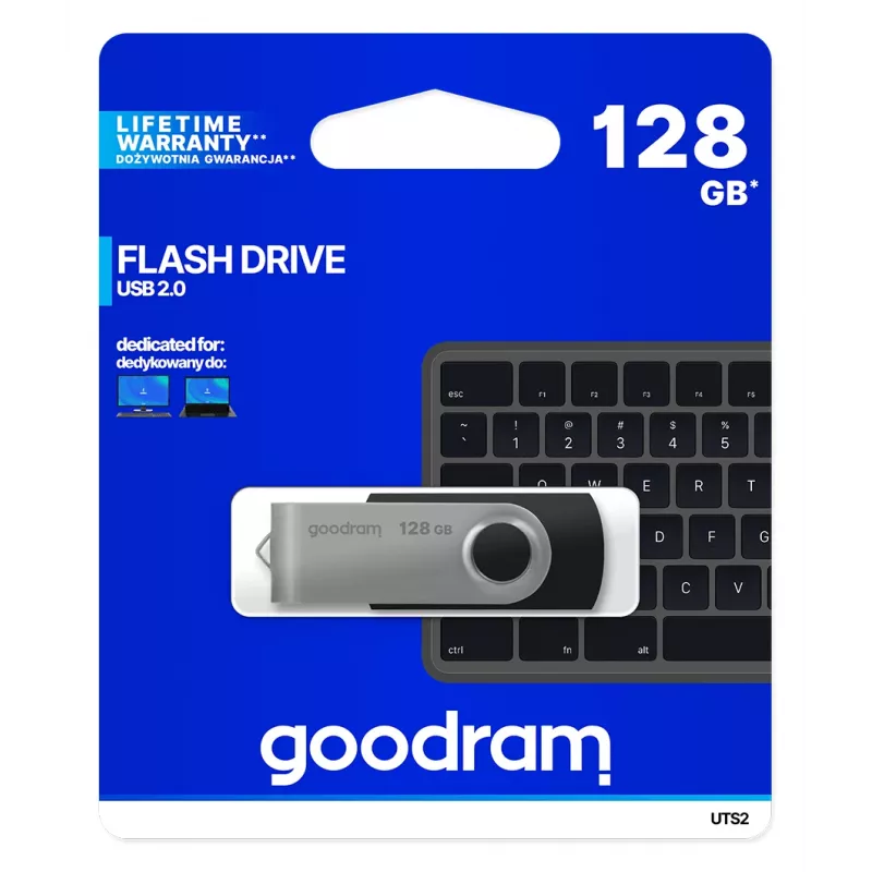 Goodram UTS2 USB-Stick 128 GB USB Typ-A 2.0 Schwarz