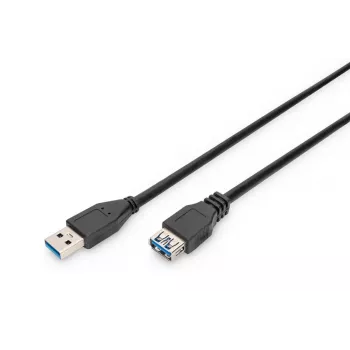 DIGITUS USB 3.0 Verlängerungskabel Typ A Stecker/Buchse 3,0 m (ak-300203-030-s)