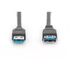 DIGITUS USB 3.0 Verlängerungskabel Typ A Stecker/Buchse 3,0 m (ak-300203-030-s)