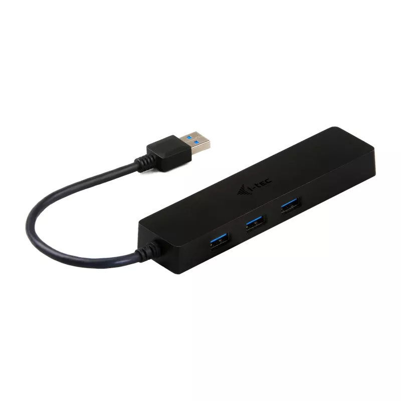 i-tec Advance USB 3.0 schlank HUB 3 Port Gigabit Ethernet Adapter Schwarz
