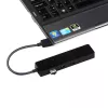 i-tec Advance USB 3.0 schlank HUB 3 Port Gigabit Ethernet Adapter Schwarz