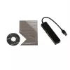 i-tec Advance USB 3.0 schlank HUB 3 Port Gigabit Ethernet Adapter Schwarz