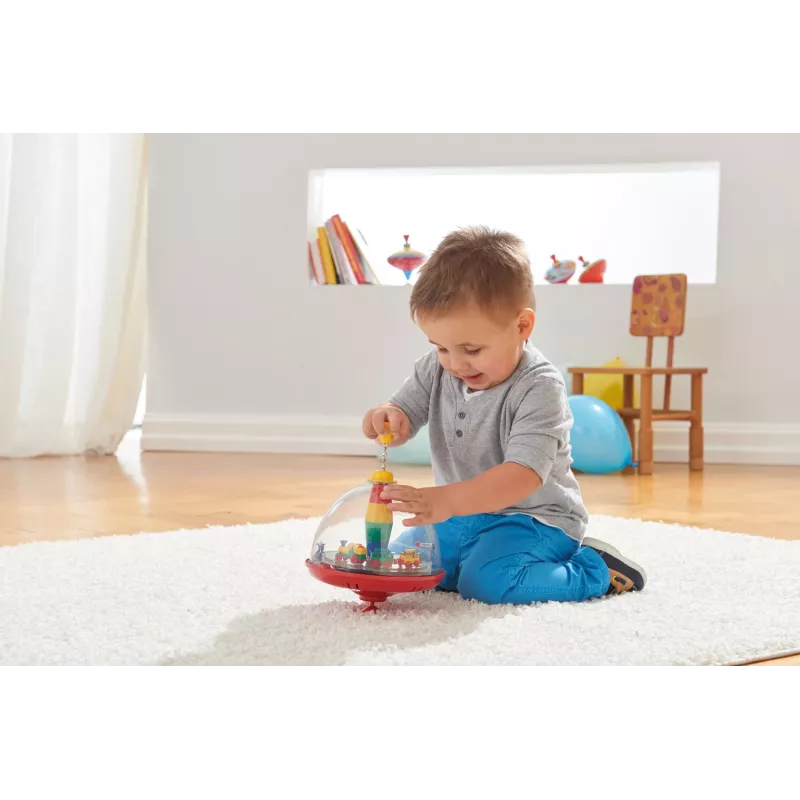 Lena 52120 Aktiv-/Geschicklichkeitsspielzeug Pump-Kreisel