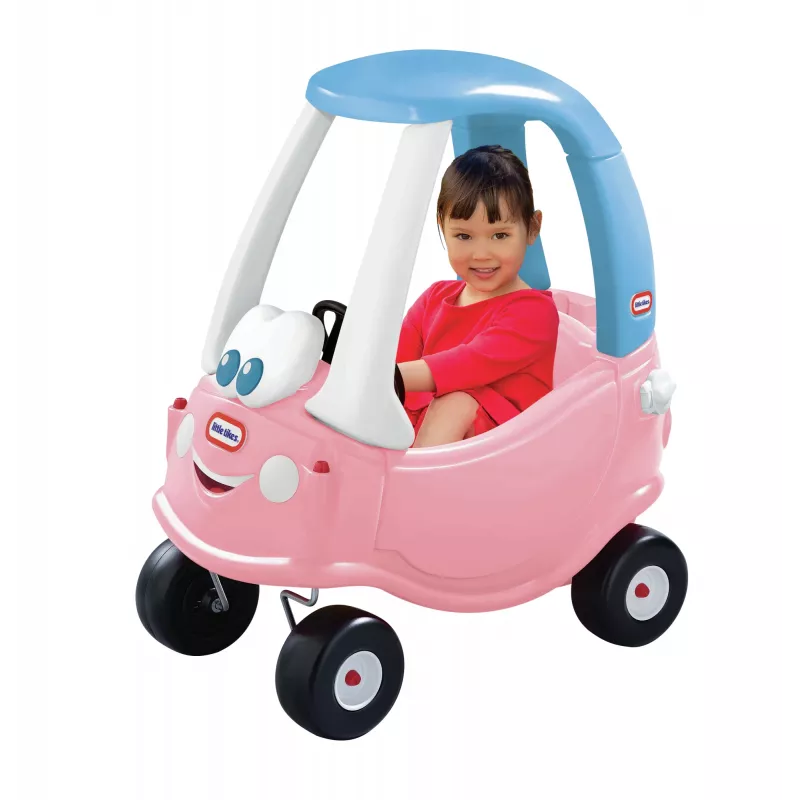 Little Tikes Cozy Coupe Princess, 1,5 Jahre, 4 Räder, Kunststoff, Blau, Pink, Weiß